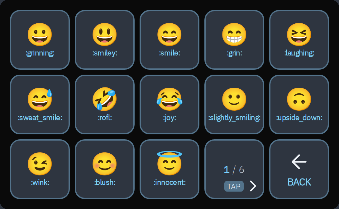 Emoji Selector preview